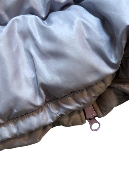 Nike Vintage Daunenjacke Puffer Flieder Winterjacke Kapuze Größe L