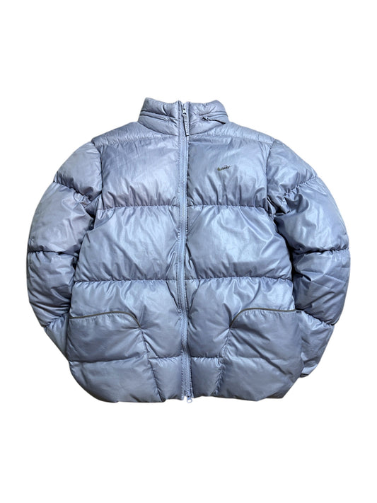 Nike Vintage Daunenjacke Puffer Flieder Winterjacke Kapuze Größe M