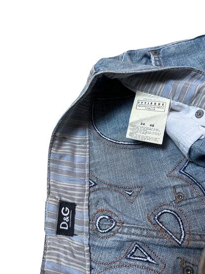 Dolce & Gabbana Big Backprint Denim Jeans 34