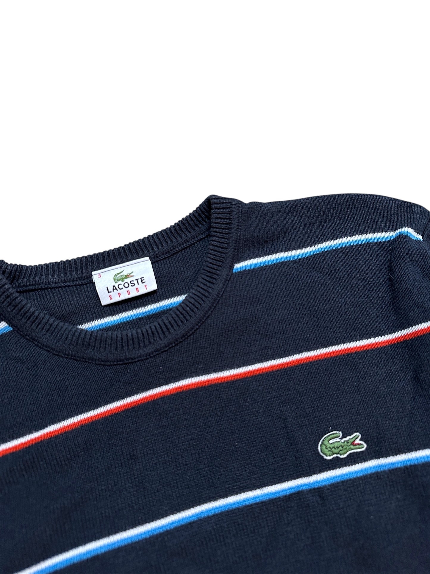 Lacoste Gestreiftes Sweatshirt (S)