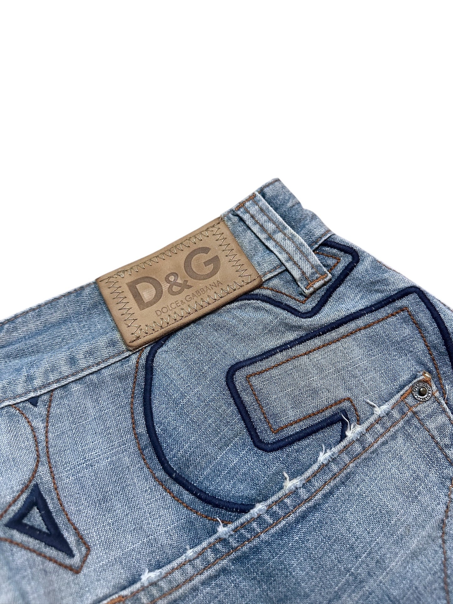 Dolce & Gabbana Big Backprint Denim Jeans 34