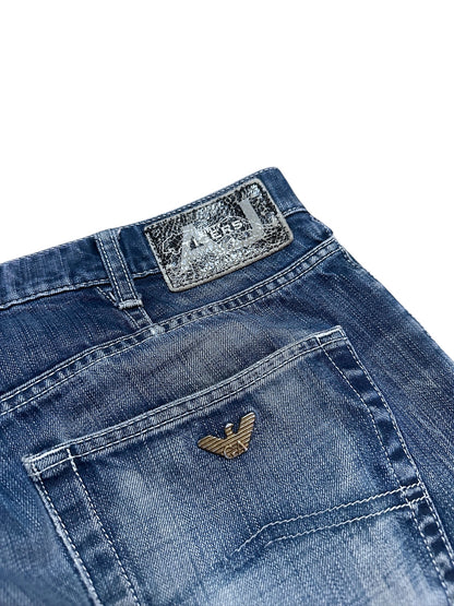 Armani Jeans Dirty Tigers Baggy Denim Hose Adler 31
