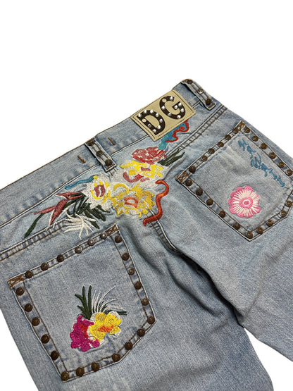D&G Jeans Hawaii Print (S)