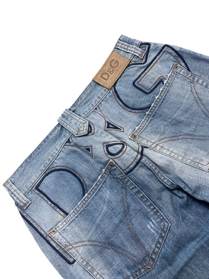Dolce & Gabbana Big Backprint Denim Jeans 34