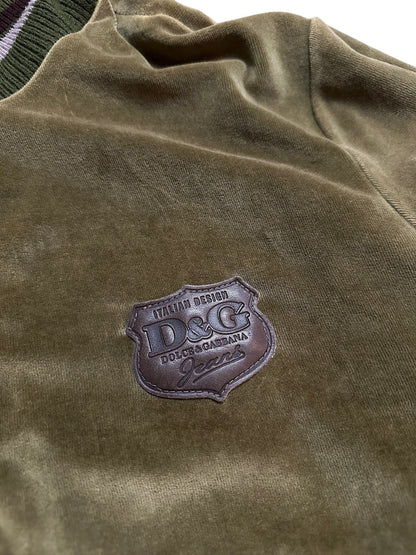 Dolce & Gabbana Velours Strickjacke (M)