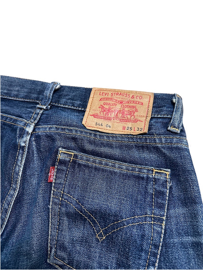 Levi’s Jeans Denim Flared Wide Leg Hose Blau XS