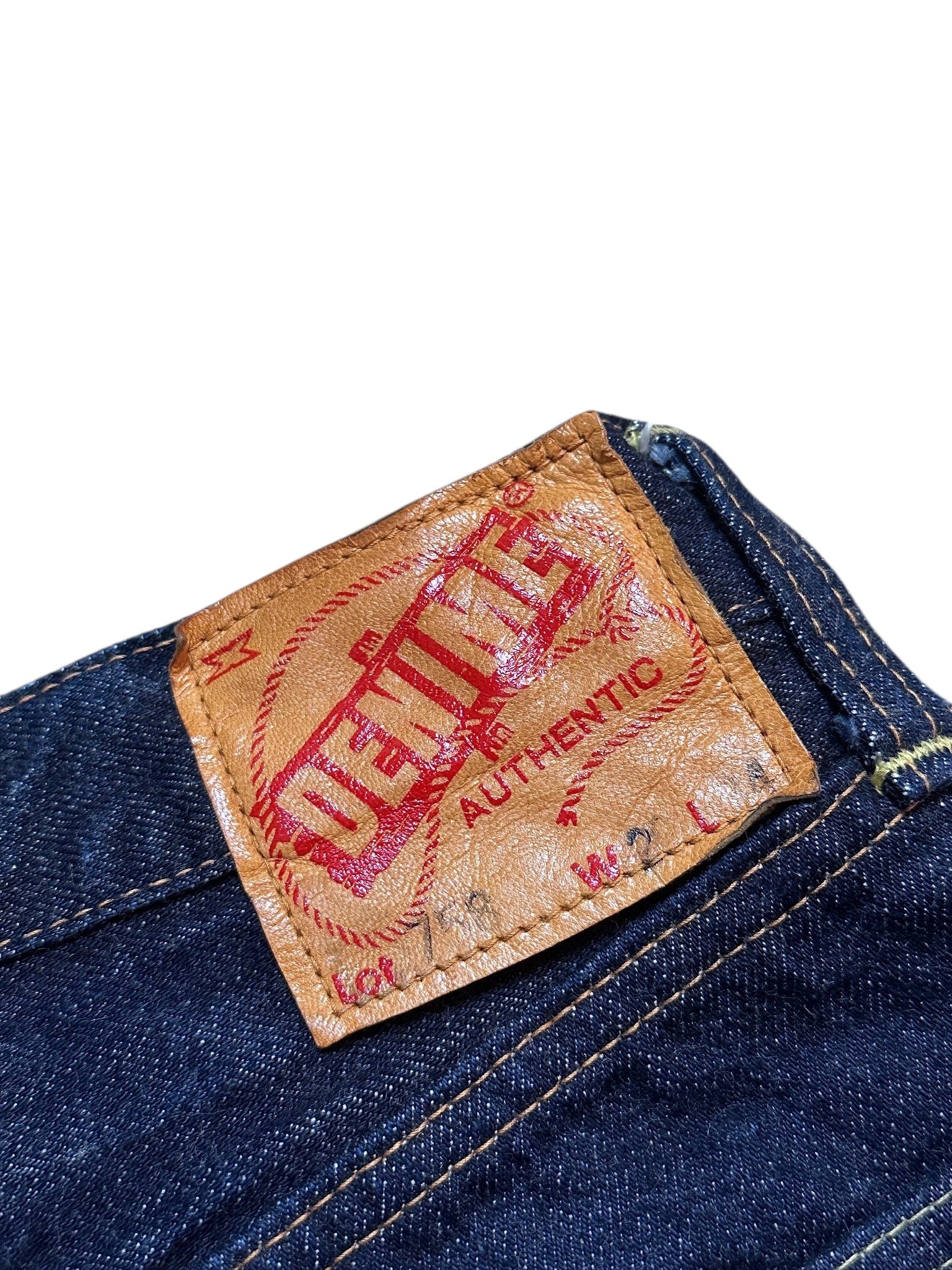 {{Denime Jeans Blau Vintage Raw Denim Japan Selvedge Japanese Denim W29}} vintage fashion.