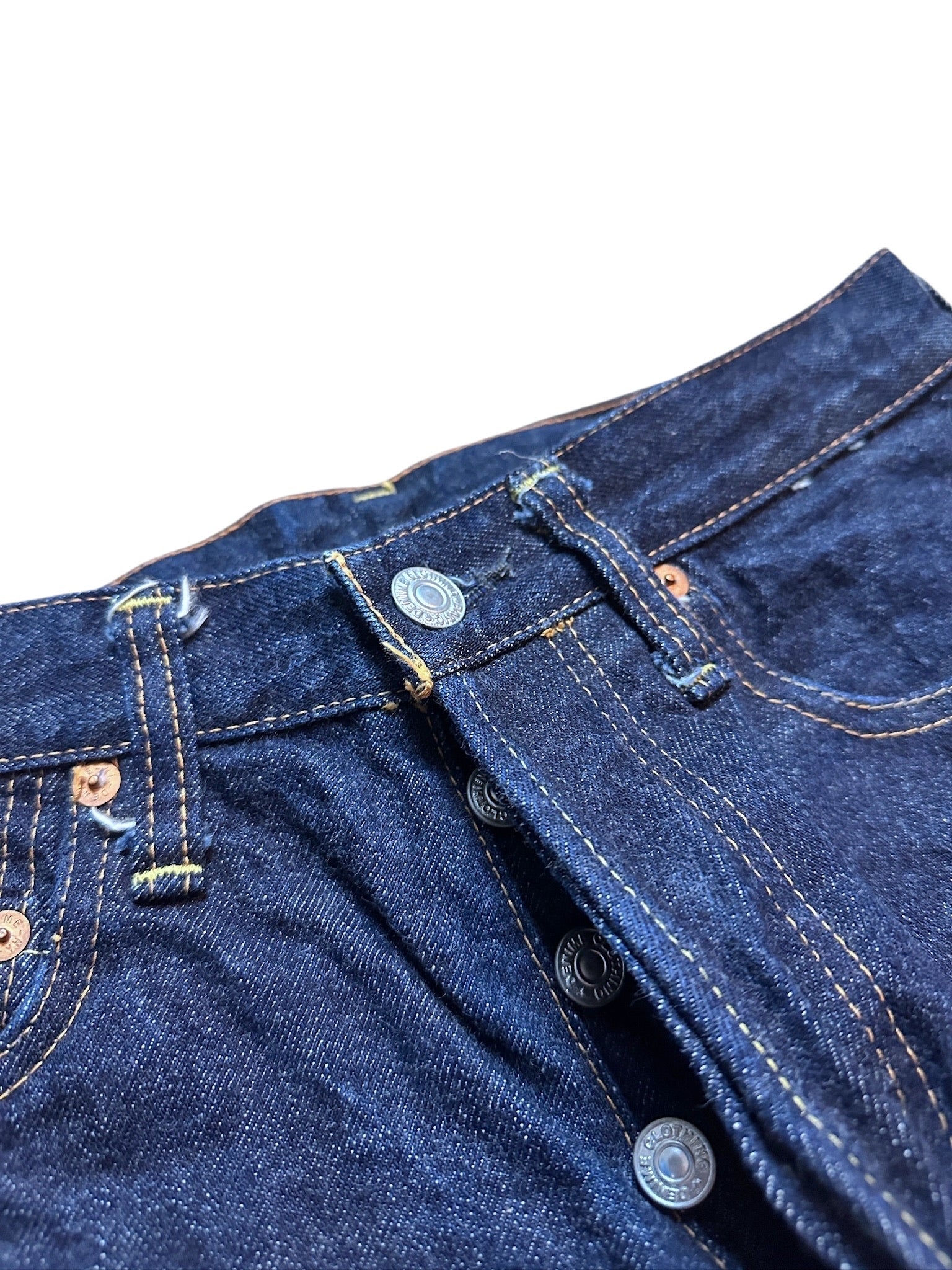 {{Denime Jeans Blau Vintage Raw Denim Japan Selvedge Japanese Denim W29}} vintage fashion.