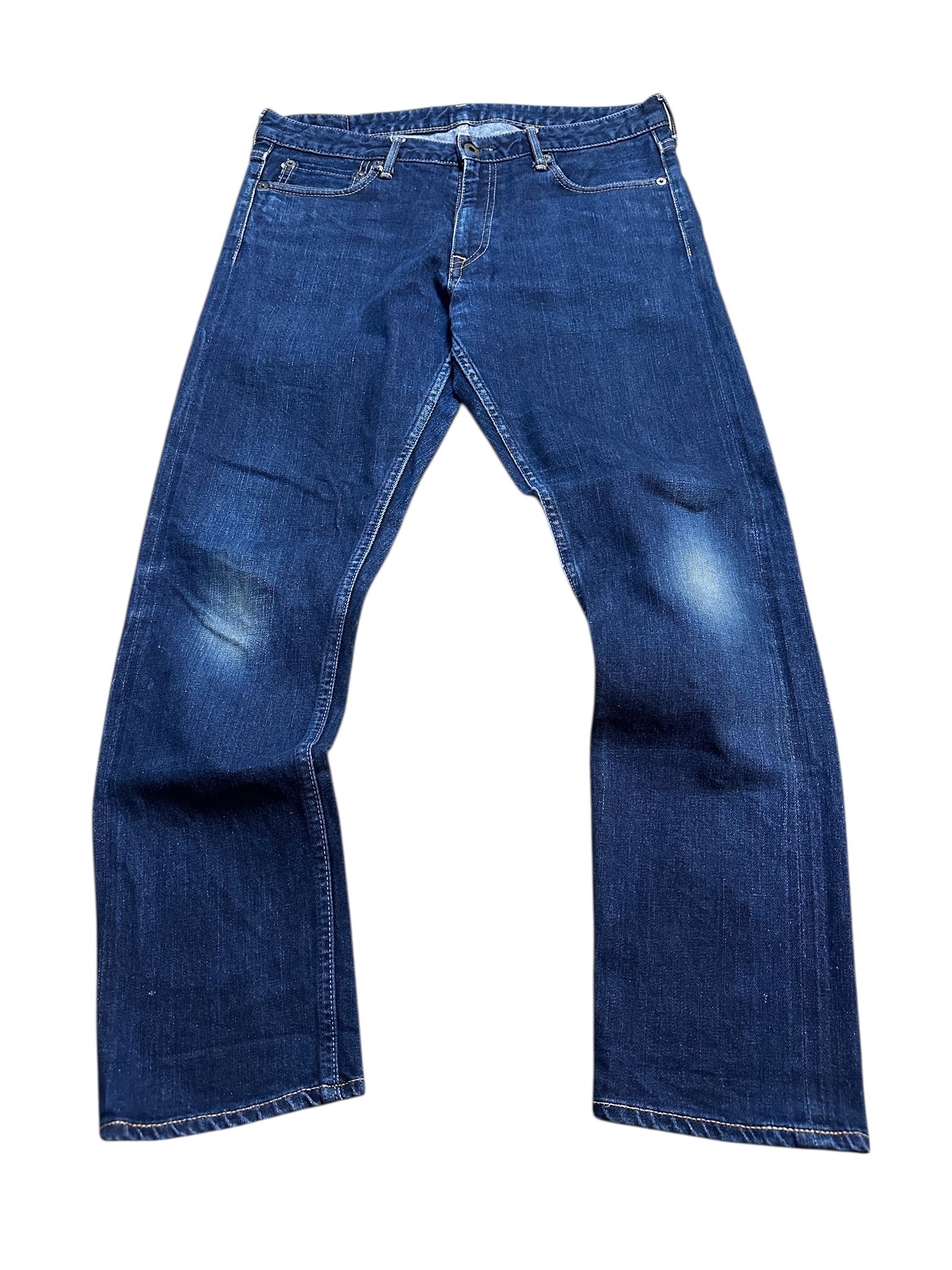 {{Japan Blue Jeans Vintage Japanese Denim Hose Blau W31 Selvedge Straight Fit}} vintage fashion.